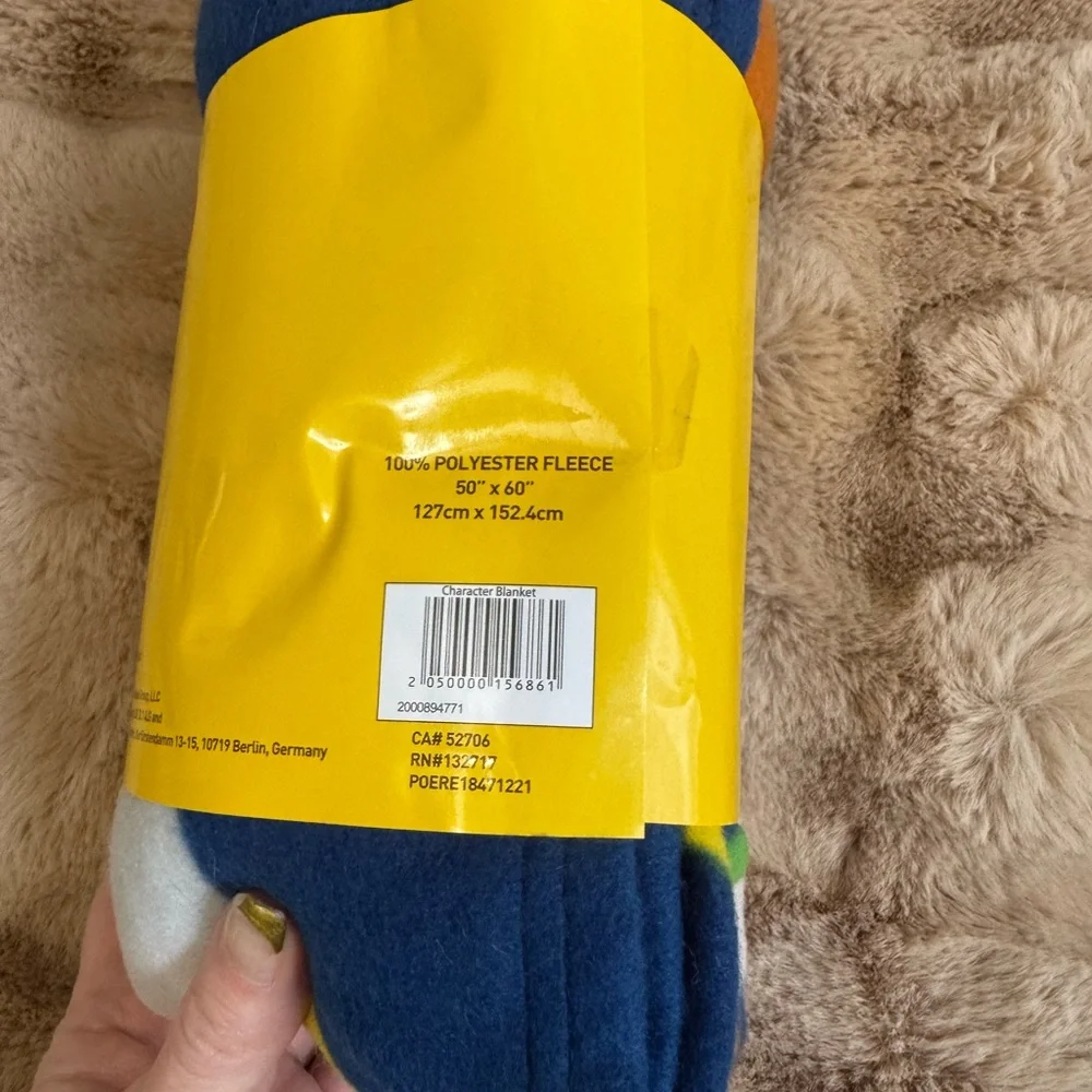 NWT M&M's Character Fleece Blanket